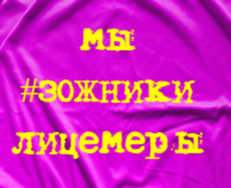 #зожникилицемеры
