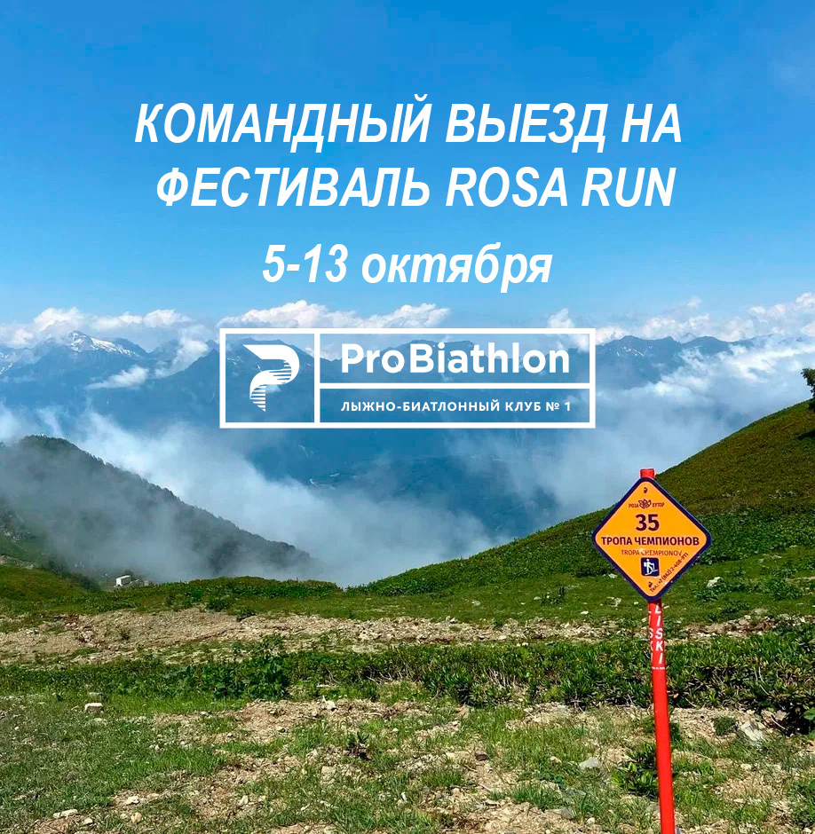 КОМАНДНЫЙ ВЫЕЗД НА ФЕСТИВАЛЬ ROSA RUN