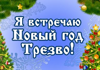 Встретим Новый год трезвыми!