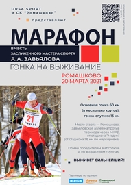 XX Традиционная лыжная гонка на выживание в честь ЗМС СССР Александра Завьялова