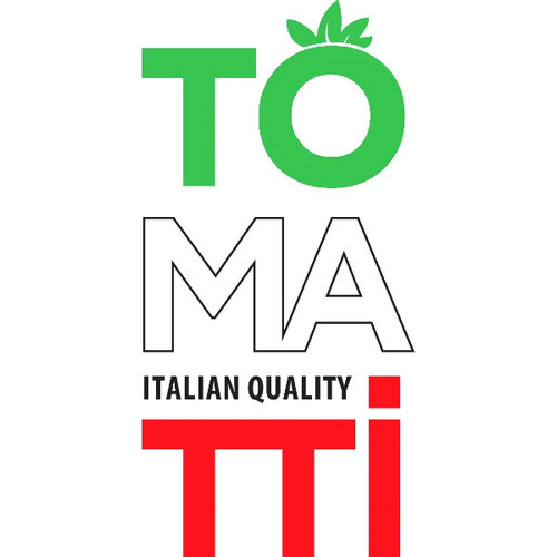 Логотип: TOMATTI – это продукты из томатов по-итальянски! Марка вдохновлена традициями солнечной Италии.
