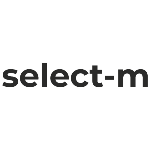 Логотип: SELECT-M — магазин и сервисный центр техники Apple