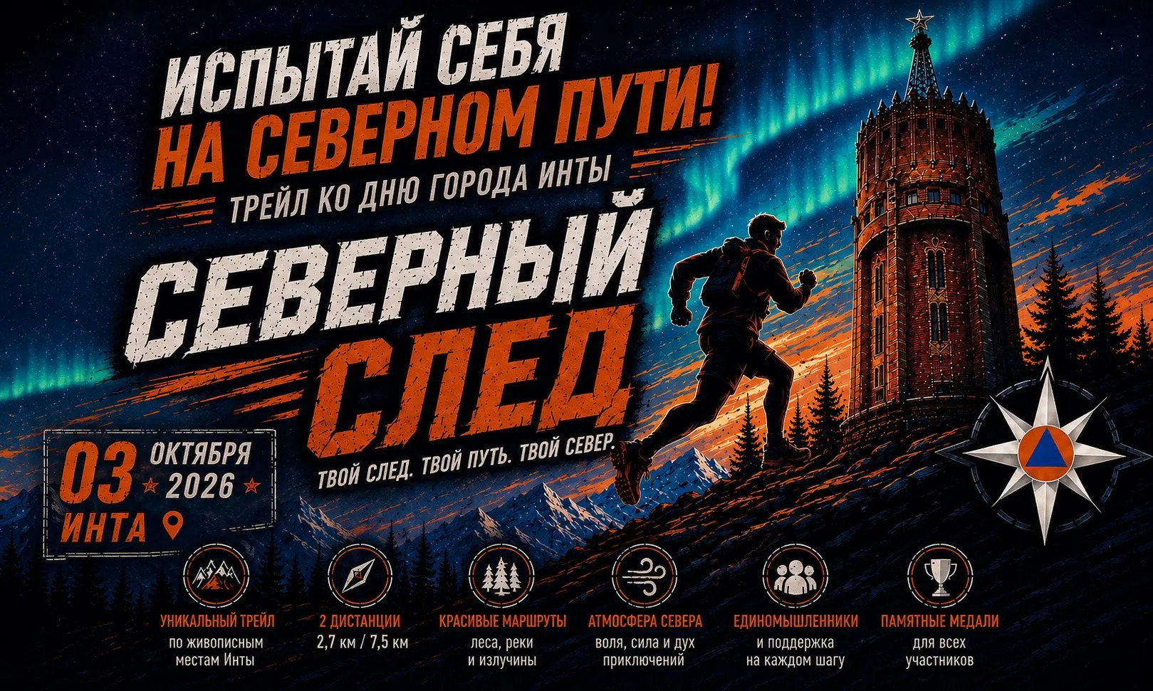 Трейл ко Дню города Инты «Северный след»